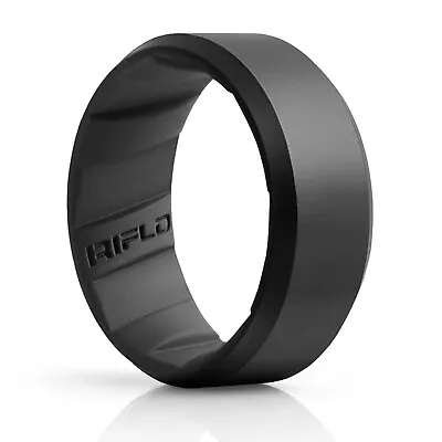 Tactical Silicone Wedding Ring Black Silicone Ring Mens Rubber Ring Mans Ring • $39.99