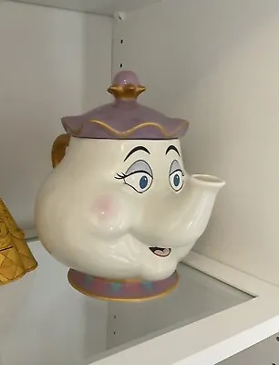 Authentic Disney Store Mrs Potts Teapot With Removable Lid No Box • £15.99