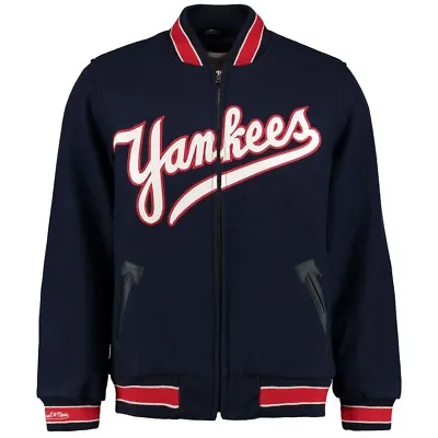 New York Yankees Mitchell & Ness 1951 Authentic Vintage Wool Varsity Jacket Men • $299.99