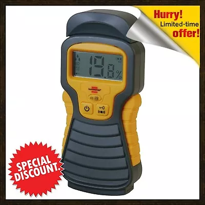 Digital Moisture Detector Damp Meter Wood Brick Screed Wallpaper Caravan Tester • £21.95