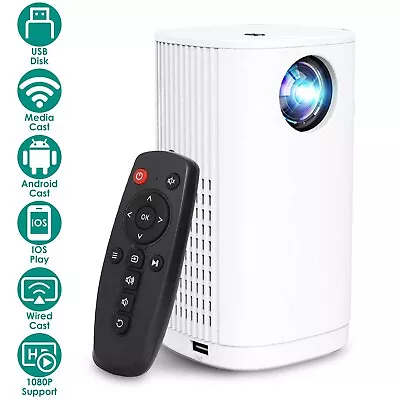 Mini Projector LED HD 1080P 2.4GWIFI Home Cinema Portable Home Theater Projector • $50.99