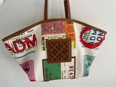 $225 • Buy OROTON BOYD TICKET PRINT LARGE TOTE BAG In Fuchsia  RRP$299