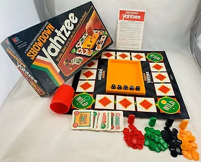 1991 Showdown Yahtzee Game By Milton Bradley Complete In Great Cond FREE SHIP • $29.99
