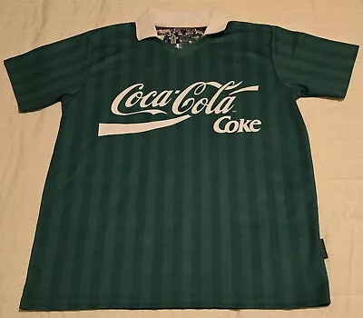 Retros & Rarezas Men's Retro Soccer Jersey Coca-Cola Coke Shirt Large L Futbol • $24.99