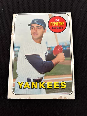 1969 Joe Pepitone Sp High #589 New York Yankees Vintage Baseball Card • $2.99