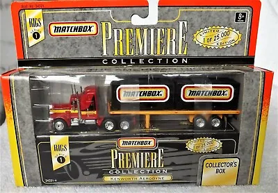 Matchbox Premiere Collection Rig Series 1 KENWORTH AERODYNE Flatbed MB Container • $32.95