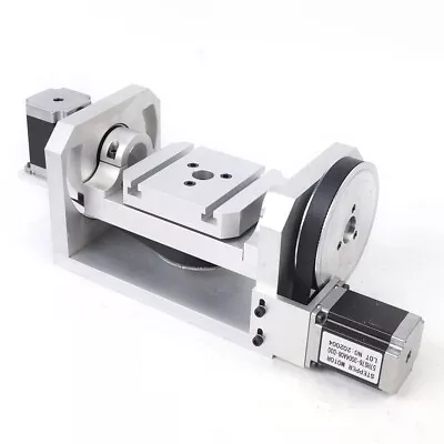 CNC Rotary Table Axis Rotary Indexer Table Axis With 5th/4th Rotational Axis US • $333.28