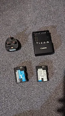 Canon LP-E6 Charger Plus 2 X LP-E6 Batteries As A Bonus (1 Canon) • £0.99