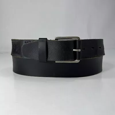 Timberland Black Genuine Leather Work Belt - Men's Size 42 • $14.40