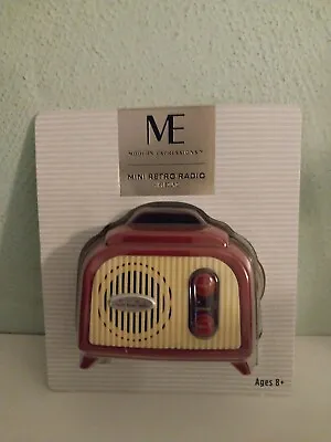 Modern Expressions Mini Retro Radio (FM Hi-Fi Sound) Walgreen's Exclusive • $11.99