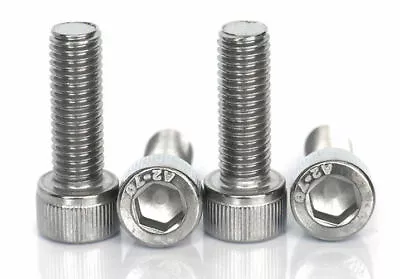 £1.30 • Buy M4 X 14mm Socket Head Cap Screw A2 Stainless Steel  PACK OF 10 