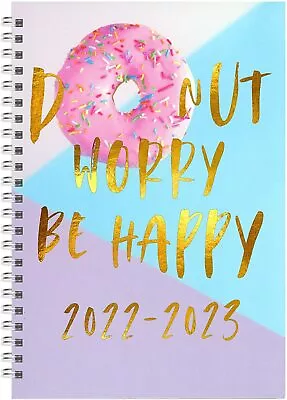£3.78 • Buy 2022-2023 A5 Week To View Academic Diary Hardback Student Teacher-Doughnut