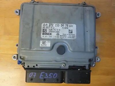 06 07 08 09 Mercedes C350 E350 Engine Computer A2721535479 ECU 0261209118 • $114