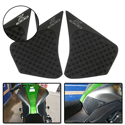 Fit Kawasaki Z1000 2014-2017 Tank Traction Side Pad Gas Fuel Knee Grip Decals  • $15.63