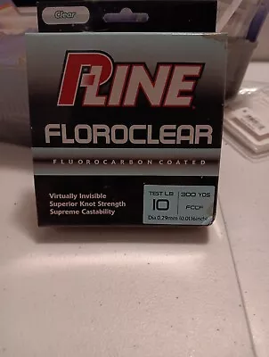 P-Line Florocarbon Coated Fishing Line CLEAR Line 10Lb 300yrd • $10