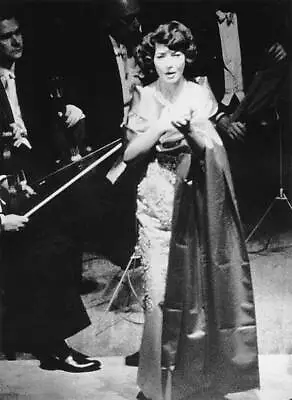 Maria Callas Singer Soprano USA Greece Performance At The Titania - Old Photo 1 • $5.87