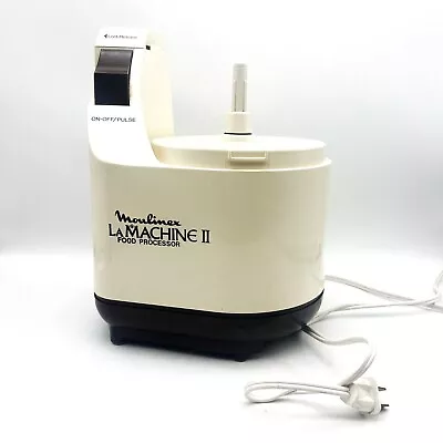 Moulinex Regal La Machine II LM2 Food Processor Replacement Base Off White Test • $19.99