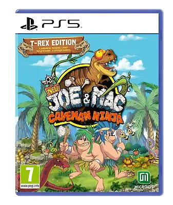 New Joe & Mac: Caveman Ninja - T-Rex Edition (PS5) (Sony Playstation 5) • £17.72