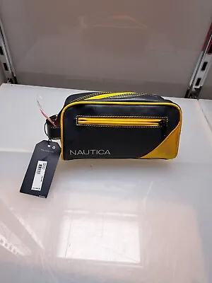 Nautica Travel Kit Toiletry Bag Mens Top Zip Organizer NEW • $12