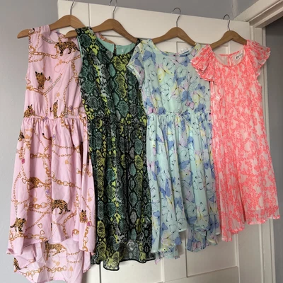 £9.99 • Buy Girls Dress Bundle 7-8 Blue Zoo H &M