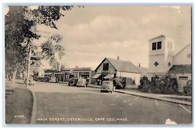 C1940's Main Street Cars Osterville Cape Cod Massachusetts MA Unposted Postcard • $14.98