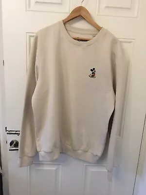 £15 • Buy Disney Mickey Mouse Cream Sweatshirt Size 14
