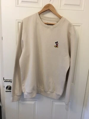£15 • Buy Disney Mickey Mouse Cream Sweatshirt Size 14
