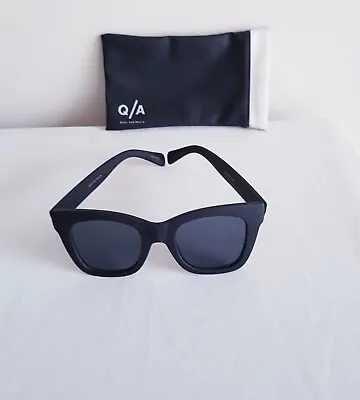 $45 • Buy Authentic - Quay - Unisex - Matte Black - Sunglasses - Model - After Hours 