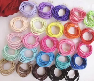 £2.59 • Buy 20  Colourful Hair Bands Elastics Bobbles Girls School Ponies Ties