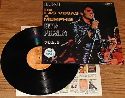 MADE IN ITALY Elvis Presley Da Las Vegas A Memphis LSP-6020 VOL. 2 ULTRA RARE • $168