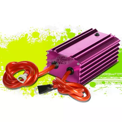 High Performance Universal Car Battery Voltage Stabilizer Regulator+cable Purple • $17.68