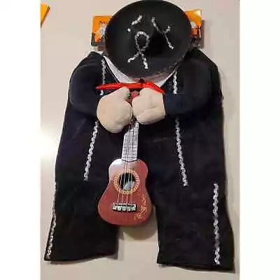 Cinco De Mayo Mariachi Dog Costume With Guitar Size XL By Skull & Bones • $25