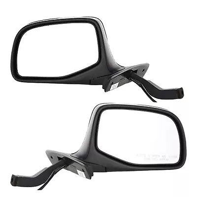 Power Mirror For 1992-1996 Ford F-150 Paintable Manual Folding Set Of 2 • $78.73