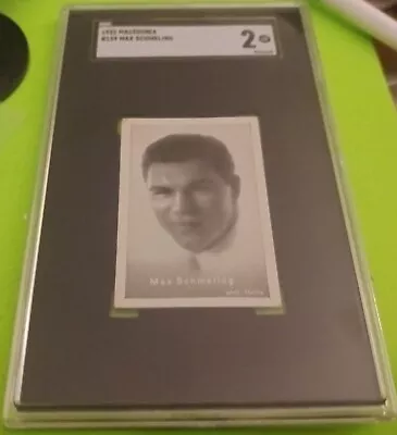 1932 Max Schmeling Macedonia Boxing Card #139 HOF SGC 2 GOOD 🔥🔥🔥 • $44.99