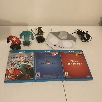 Nintendo WII U Disney Infinity Lot 1 2.0 3.0 Editions Trilogy Starter Set Sully • $17.99