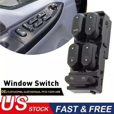 Power Window Master Driver Control Switch For 2002-04 Ford F250/F350 Super Duty • $18.99