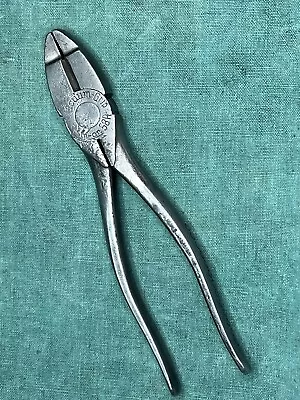 $22.98 • Buy Vintage Vacuum Grip Snap-on USA No. 58R Lineman's Pliers 8.25” - 1953