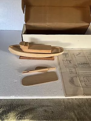 True Scale Ship Models Tug Boat #1081 14'' Wooden Model Kit Vintage • $125