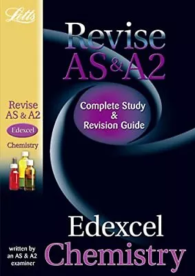 Letts A Level Success EDEXCEL AS AND A2 CHEMISTRY: S... By Rob Ritchie Paperback • £4.20