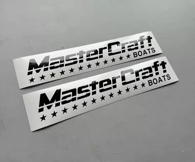 Mastercraft Ski Boat 12  Logo Window SET OF 2 Multi-Color Vinyl Decal Sticker • $14.54