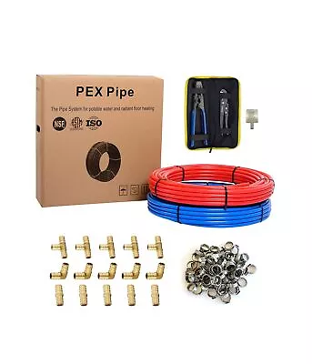 EFIELD 1/2 Inch 2 X100 Ft Pex-b Pipe/Tubing(200 Ft) NSF Certified For Potabl... • $156.28