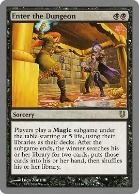 Enter The Dungeon Unhinged NM Black Rare MAGIC THE GATHERING MTG CARD ABUGames • $1.89