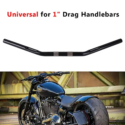 $35.20 • Buy 1  Drag Bar Handlebars Z Bars For Harley Sportster XL 883 1200 FLS Bobber Custom