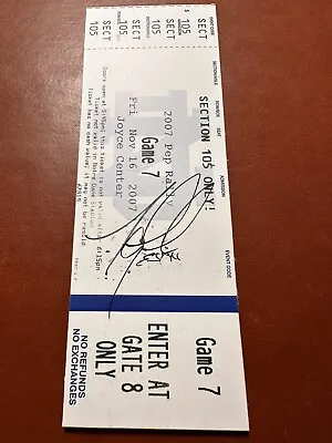 $5 • Buy Mike Golic Autograph, Notre Dame Ticket