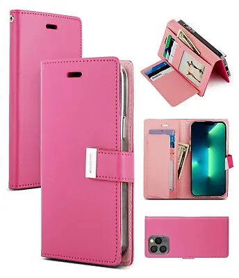 For  IPhone 15 14 13 12 11 Pro Max Plus Xr Xs Max Wallet Leather Flip Case Cover • $12.99