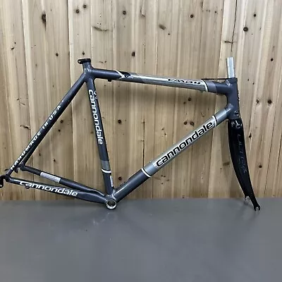 Vintage Cannondale CAAD9 Frameset 56cm Road Bicycle Silver/Black  • $254.99