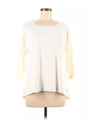 Margaret Winters Women Ivory Pullover Sweater M • $20.74