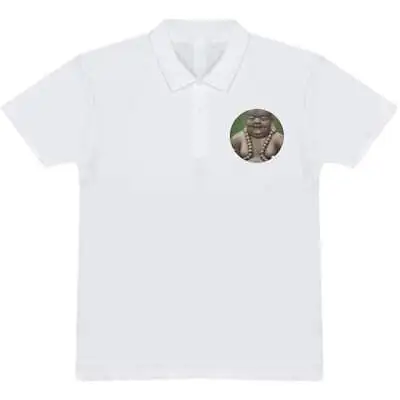 'Laughing Buddha Statue' Adult Polo Shirt / T-Shirt (PL104636) • £12.99