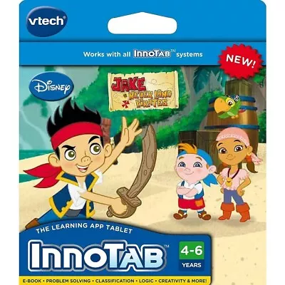 Vtech InnoTab Disney Jake And The Neverland Pirates The Learning App Tablet • £4.99