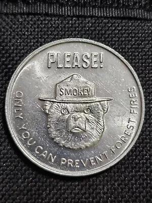 Vintage Smokey The Bear Collectible Coin National Park Services FREE SHIPPING !! • $8